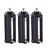 Mandy 3pc 3 AAA Battery Holder Spring Case Box For Flashlight