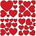Valentines Day Heart Floor Decals Stickers Valentine Decorations for Home Party Wedding Anniversary Classroom Floor Decor