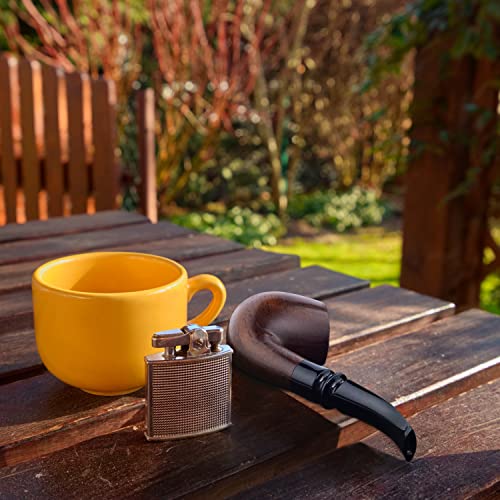 Joyoldelf Tobacco Pipe, Classic Smoking Pipe With Foldable Pipe Stand Bent Tobacco Pipes For Smoking With Gift Box And Smoking Accessories Tamano 9 Piece Set - View #2