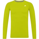 DEVOROPA Youth Boys Compression Shirt Long Sleeve Football Baseball Undershirt Quick Dry Sports Baselayer Crewneck