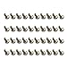 DEMASLED 20 pcs Silicon Mounting Bracket Fastener Clip SMD 5060 Flexible LED Light Strip IP67/68 Waterproof with Screws