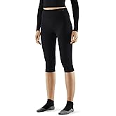 FALKE Women's Maximum Warm 3/4 Base Layer Bottom, 1 Pair