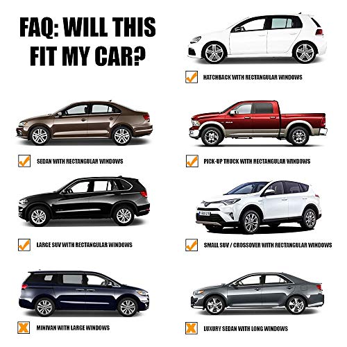 5 Pack+Window+Shade+Blocking+Mosquito