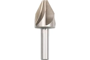 Countersink Drill Bits 60/90/120 Degree HSS Chamfer Cutter 6-50mm Dia High Speed Steel Deburring End Mill(60 Degrees,12.5mm)