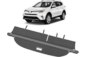 Vesul Retractable Rear Trunk Cargo Cover Compatible with Toyota RAV4 2013-2018 Security Shade Shield Tonneau Cover Anti-Peeping Luggage Privacy Screen with Extra Canvas Cover