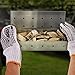 Sorbus® Smoker Box for Wood Chips - Adds Smokey BBQ Flavor on Gas or Charcoal Grills - Ideal Grilling Accessories for Barbecue Meat Smoking - Hinged Lid - Heavy Duty Stainless Steel