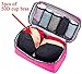 Packing Organizer Bra Underwear Storage Bag Travel Lingerie Pouch Toiletry Organizer (Rosy L)