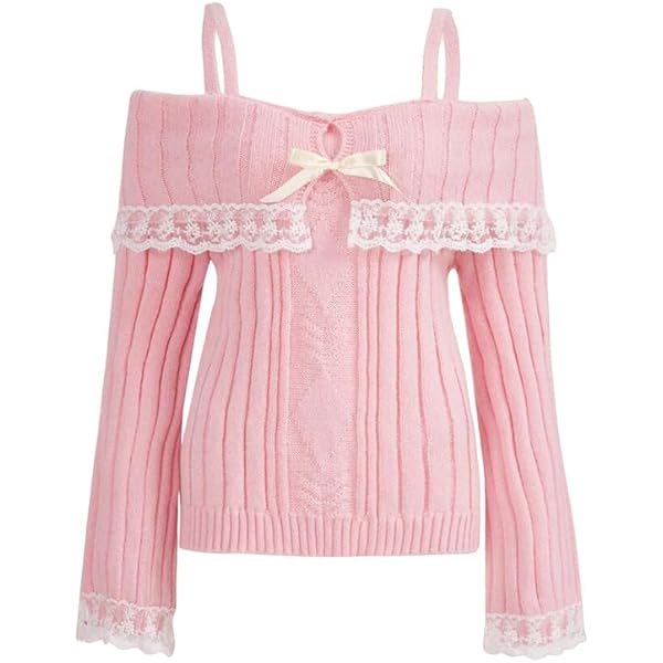 トップス W FACE SHEER RIBBON KNIT TOPS Sheer Knit Top (Q725KU-OFF-WHITE)