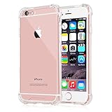 iPhone 6s Case,Yoyamo iPhone 6s Crystal Clear Cover Case [Shock Absorption] with Transparent Hard Plastic Back Plate and Soft TPU Gel Bumper for iPhone 6s 6