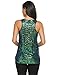 Zeagoo Women's Sleeveless Sparkle Shimmer Camisole Vest Glitter Sequin Tank Tops