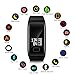 Fitness Tracker,Waterproof Activity Tracker with Heart Rate Blood Pressure Blood Oxygen Monitor,Smart Wristband with Calorie Counter Watch Pedometer Sleep Monitor Bluetooth Bracelet F1