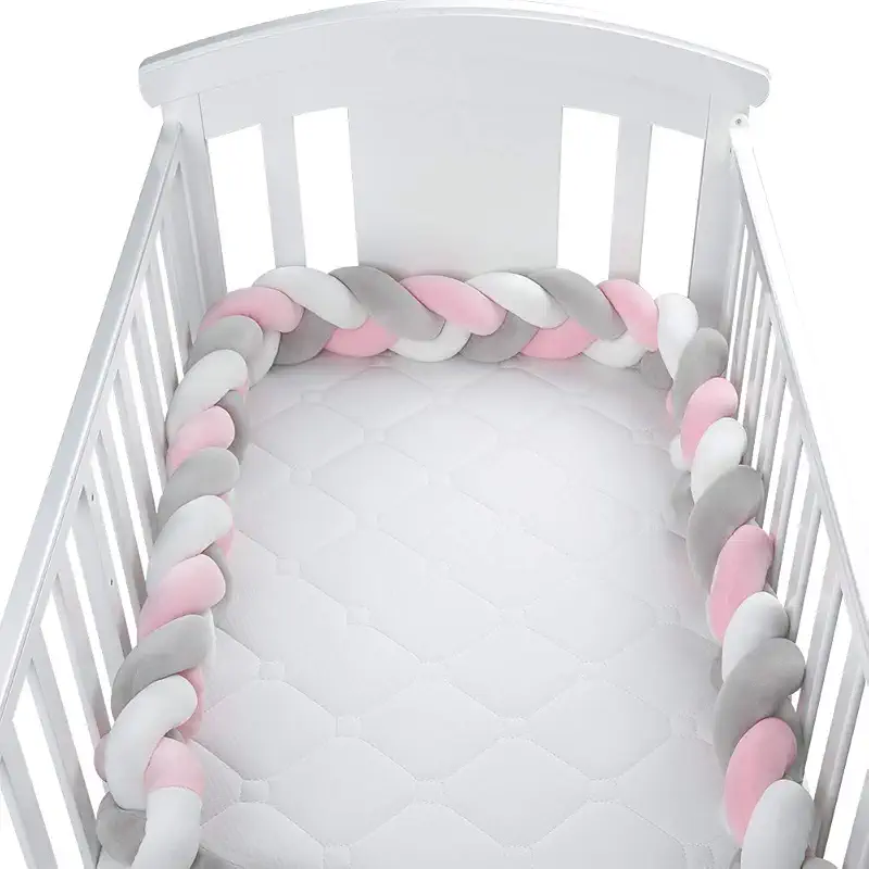 قیمت و خرید Luchild Baby Braided Crib Bumper Soft Snake بالش محافظ مالتینا