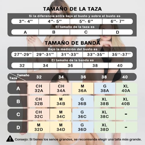 Brasieres Deportivos Mujer, 3 Piezas Sujetador Deportivo con Copas Acolchadas extraíbles, Sin Costuras Sin Varilla V-Sujetadores con Correas Ajustables, para Pilates,Yoga,Fitness