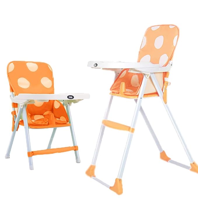high chair orange