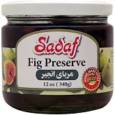 Sadaf Fig Preserve - Fig Preserve for Cooking and Baking - Fig Spread - Kosher - 12 oz Jar