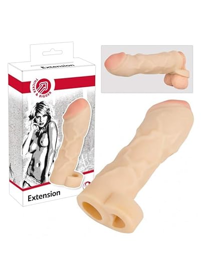 You2Toys Thicker & Bigger Extension - hautfarbene Penishülle für Herren, Penissleeve mit softer Oberfläche, Verlängerung und 