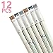 Cat Pens, 12 Pcs Cute Pens Japanese Kawaii Cat Gel Pen w/Pink Pen Case, 0.38mm Black Ink Pens for Stationary School Office Supplies, Ideal Cat Lover Gifts for Women