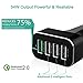 USB Type C Car Charger, Dual Quick Charge 3.0 36W Dual USB Car Charger Rapid Charging Adapter