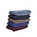 Men's 5-Pack Solid Color Cashmere-Wool Crew Socks