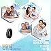 UROKAZ Silicone Wedding RingGrey BlackSize 11 Inner Diameter ~ 20.57 mm