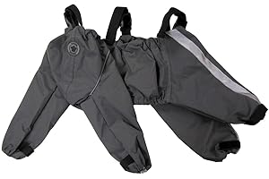 FouFou Dog 62558 Bodyguard Protective All-Weather Dog Pants, Small, Gray