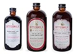Bittermilk Cocktail Mixer Variety Pack - Includes Bittermilk No.1 No.2 No.3