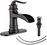 FRANSITON Waterfall Faucet Bathroom Faucet Single