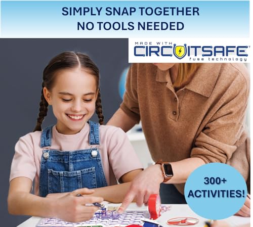 Snap Circuits Classic SC-300 Electronics Exploration Kit | Over 300 Projects | Full Color Manual Parts | STEM Educational Toy for Kids 8+ 2.3 x 13.6 x 19.3 inches