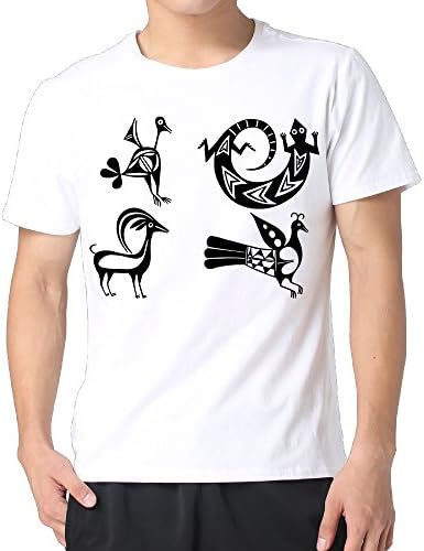 Aztec Animals Soft T Shirt T Shirt 100 Cotton T Shirt Juniors For Man