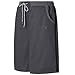 Greatrees Men's Big & Tall Casual Fit Cotton Elastic Gym Shorts