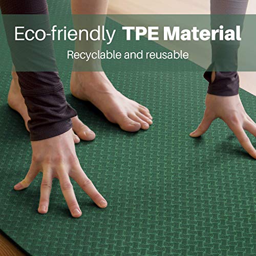 image for Aqui Legend Yoga Mat, Premium Print 6mm, Non Slip Exercise & Fitness M