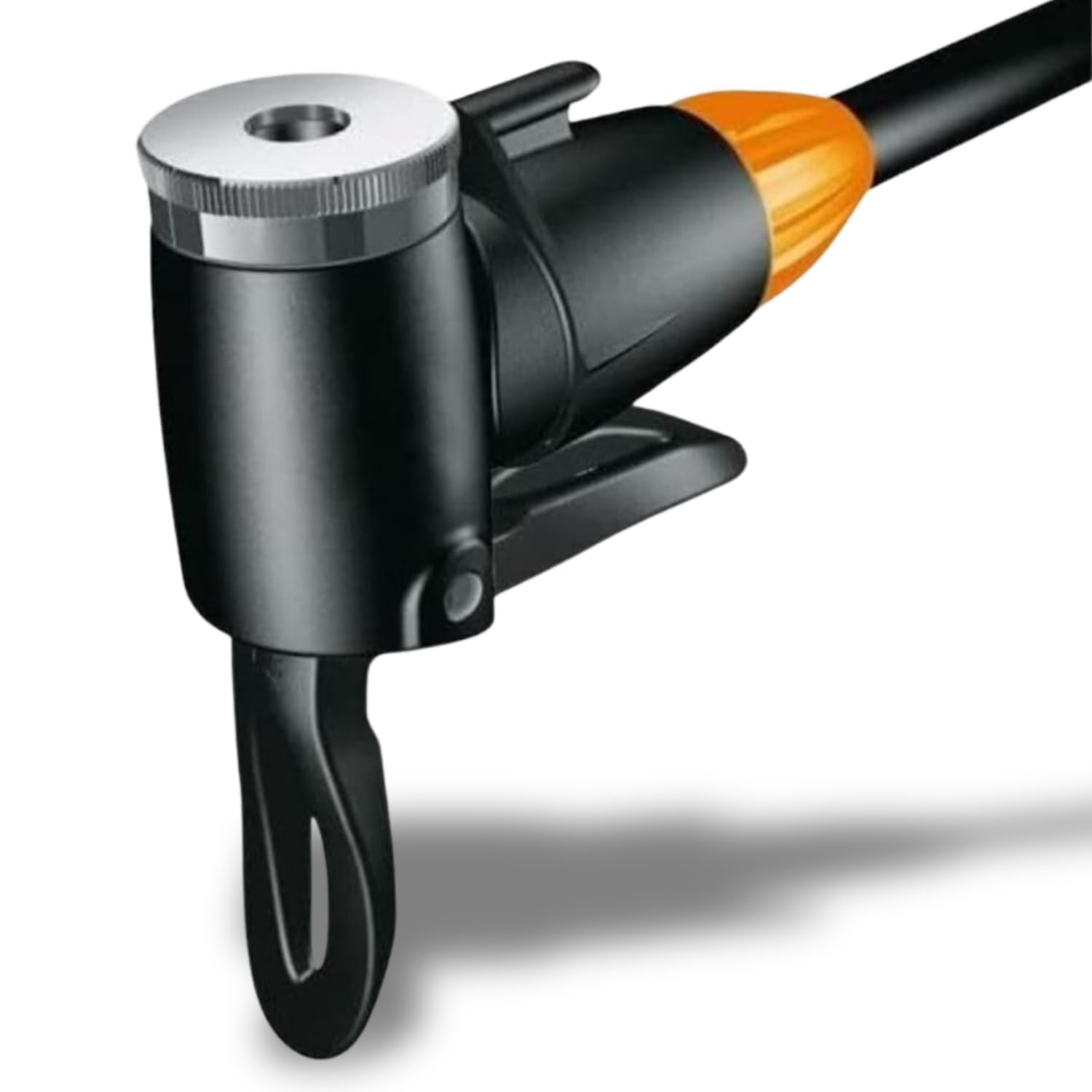 SKS GERMANY E.V.A. pump head (replacement valve head for SKS floor pumps, for all valve types (AV, SV, DV), locking lever, max. pressure: 16 bar / 232 PSI)