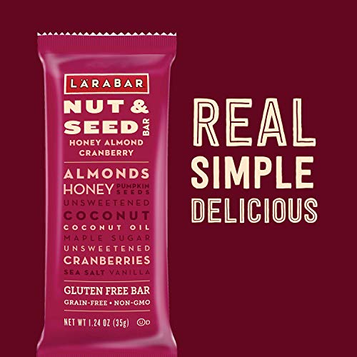 image for LÄRABAR Larabar Crunchy Nut & Seed Gluten Free Bar, Honey Almond Cran