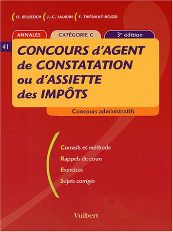 Concours d'agent de constatation ou d'assiette des impôts