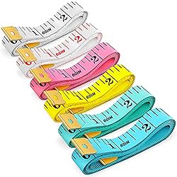 6 Packs Soft Body Tape Measure Measuring Tape for