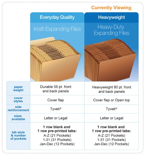 6 Pendaflex+Expanding+Extra+Thick+Reinforced+R117ALHD