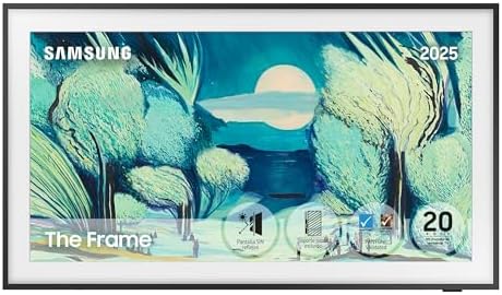 TV 50 Pulgadas The Frame LS03F 4K Smart TV, Galería de Arte con Display Mate, Marcos Intercambiables, 100% Volumen de Color con Quantum Dot y Cable Casi Invisible con One Connect