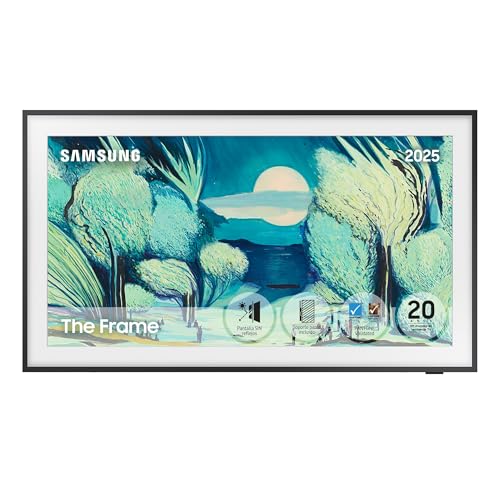 TV 50 Pulgadas The Frame LS03F 4K Smart TV, Galería de Arte con Display Mate, Marcos Intercambiables, 100% Volumen de Color con Quantum Dot y Cable Casi Invisible con One Connect