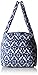 Vera Bradley Women's Cotton Large Travel Duffel Bag, Cobalt Tile, One Size