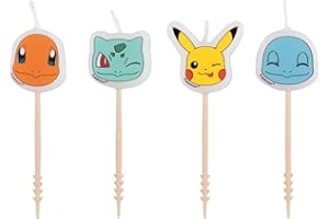 4 Pokemon Pick BDY Candles