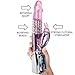 Dual-Action Rotating Rabbit Vibrator with 7 Rows of Non-Jamming Beads, G-Spot & Clitoral Stimulation