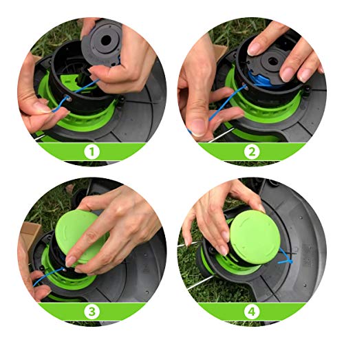 Weed Eater String for Greenworks Single Line AutoFeed Replacement