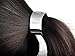 Imixlot Silver Tone Cuff Wrap Pony Tail Band Metal Holder Ring Mirror Tie