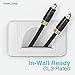 FosPower 24K Gold Plated Toslink Digital Fiber Optical Audio Cable (S/PDIF) - [Zero RFI & EMI Interference] Metal Connectors & Ultra Durable Nylon Braided Jacket (50ft)
