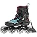 Rollerblade Macroblade 84 ABT Women's Adult Fitness Inline Skate, Emerald Green and Cherry, Performance Inline Skates, Emerald Green/Cherry, US Women's 7