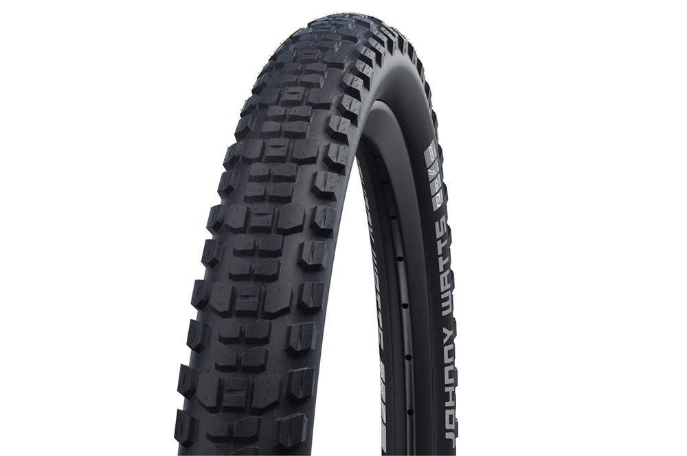 Schwalbe Unisex's Johnny WATTS Perf, DD, RaceGuard, Folding Tyres, Black, 65-622,SCH9007