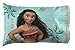 Jay Franco Disney Moana Friends 1 Pack Pillowcase - Double-Sided Kids Super Soft Bedding - Features Moana, HEI HEI & Pua (Official Disney Product)