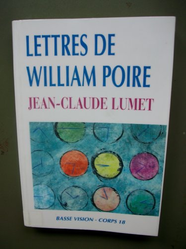 Lettres de William Poire