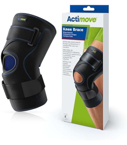 Actimove Sports Knee Stabilizer - Adjustable Horseshoe Support With COOLMAX Technology For Runner's Knee