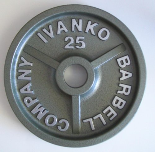 25 Lb Grey Machined Olympic Plates Pair Barbell Academy